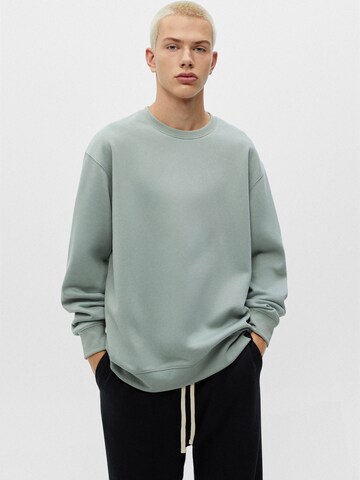 Pull&Bear Sweatshirt i grønn: forside