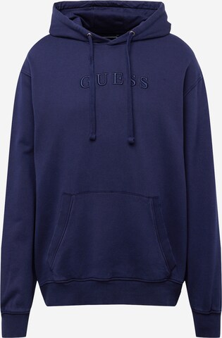 GUESS Sweatshirt in Blauw: voorkant