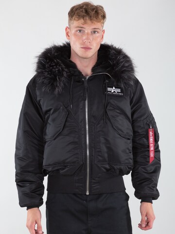 ALPHA INDUSTRIES Vinterjacka '45P' i svart: framsida