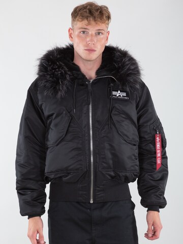 Veste d’hiver '45P' ALPHA INDUSTRIES en noir : devant