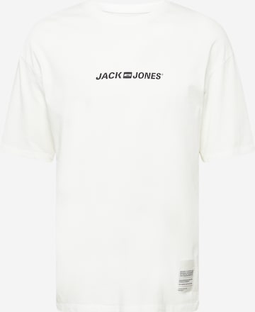 JACK & JONES Shirt 'REMEMBER' in Wit: voorkant