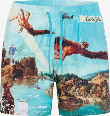Shorts de bain Carlo Colucci en mélange de couleurs : devant