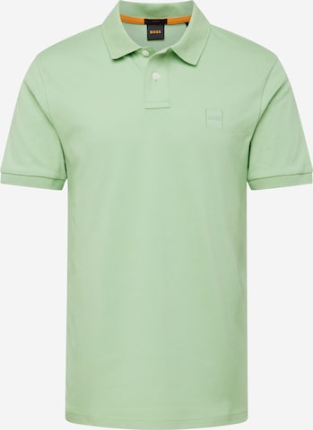 BOSS Orange Μπλουζάκι 'Passenger' σε πράσινο: μπροστά