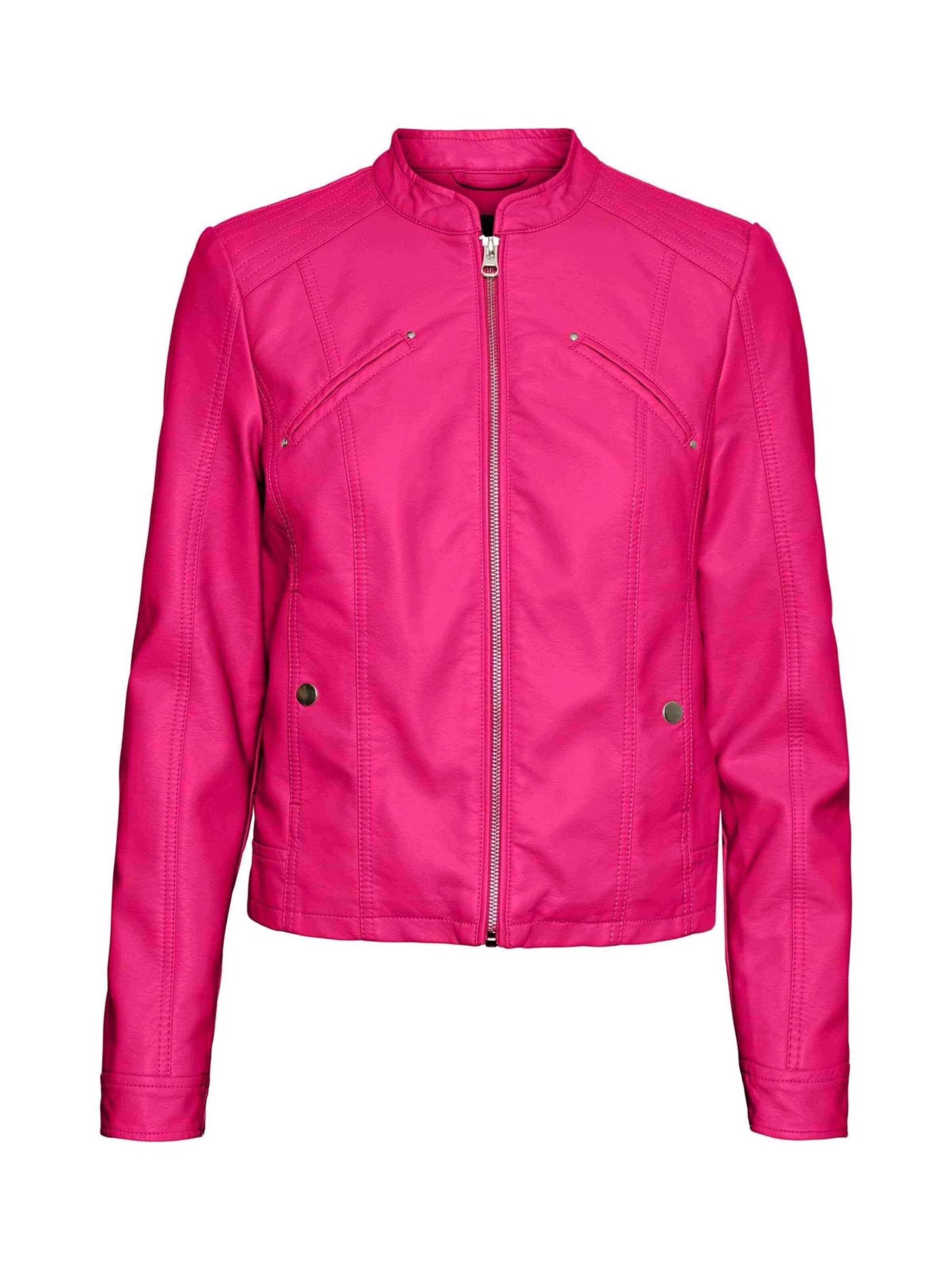 VERO MODA Overgangsjakke 'Giacche' i pink: forside