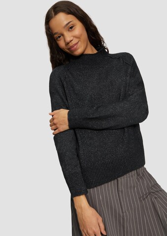 QS Pullover in Schwarz