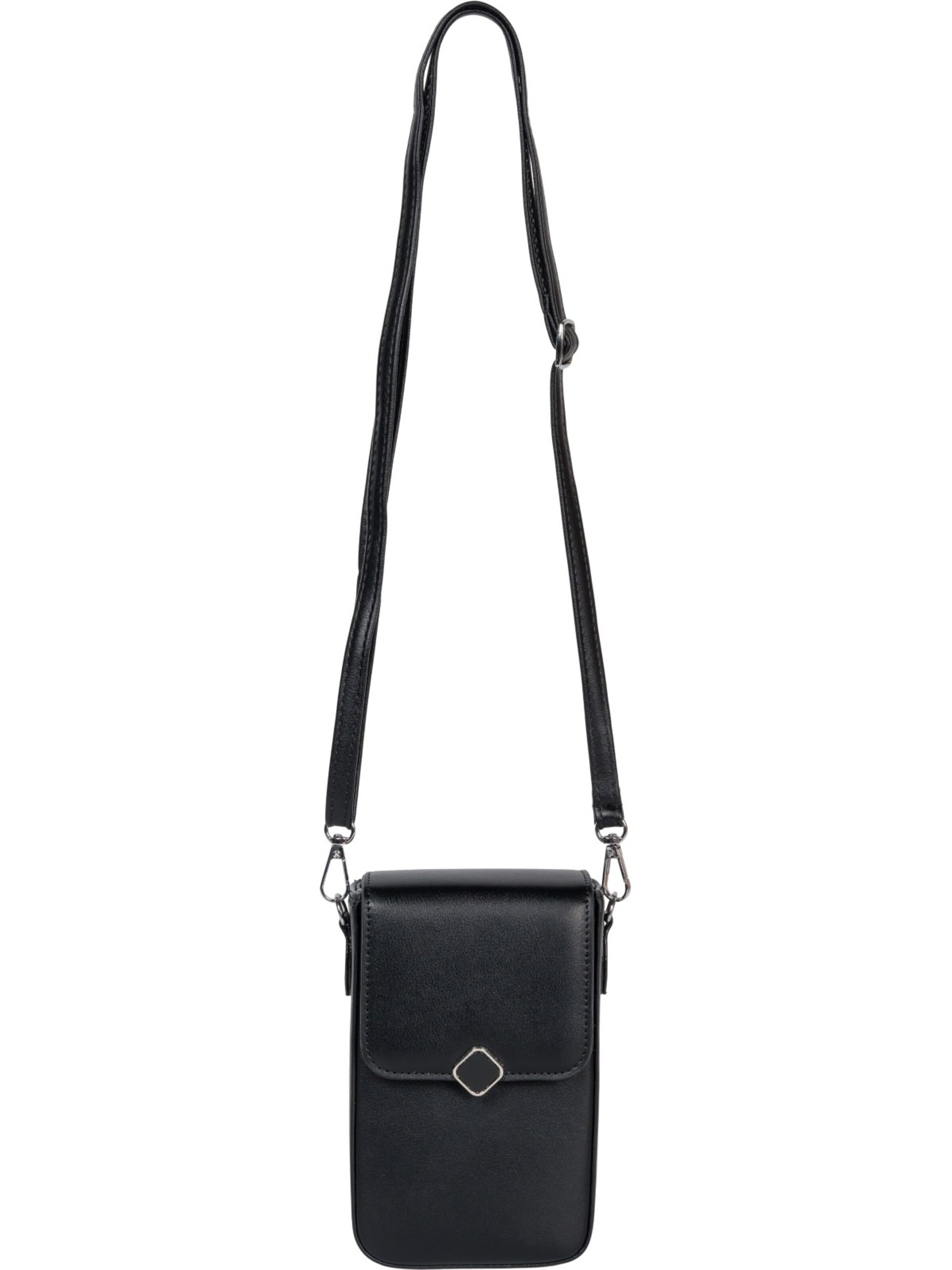 styleBREAKER Umhängetasche 'Box Bag Umhängetasche Uni'‌‌‌‌‌‌‌ in Schwarz