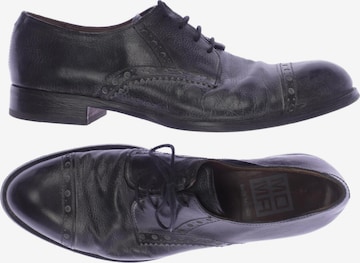 MOMA Flats & Loafers in 44 in Black: front