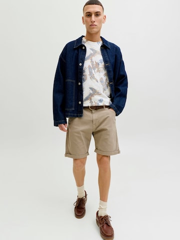 JACK & JONES Szabványos Nadrág 'Rick' - bézs
