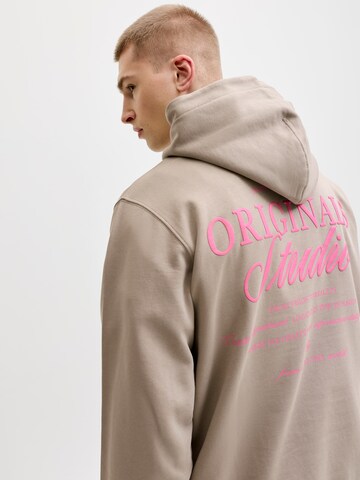 JACK & JONES Sweatshirt 'JORNorrebro' in Beige