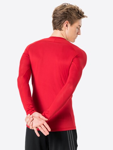 T-Shirt fonctionnel 'Alphaskin' ADIDAS SPORTSWEAR en rouge
