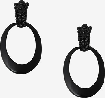 SOHI Fülbevalók - fekete: elől