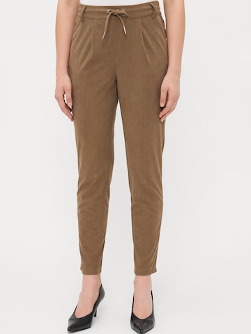 Tapered Pantaloni con pieghe 'ONLPOPTRASH-LIAS' di Only Tall in marrone: frontale