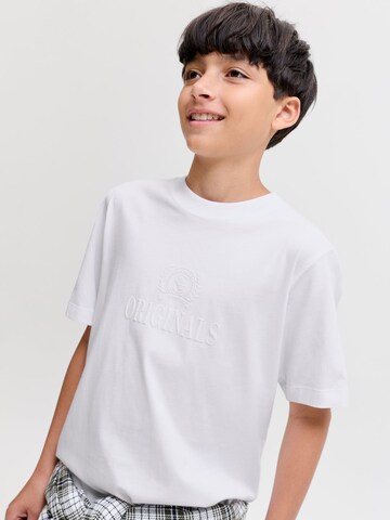 Jack & Jones Junior Shirt 'JORFrederiksberg' in Wit