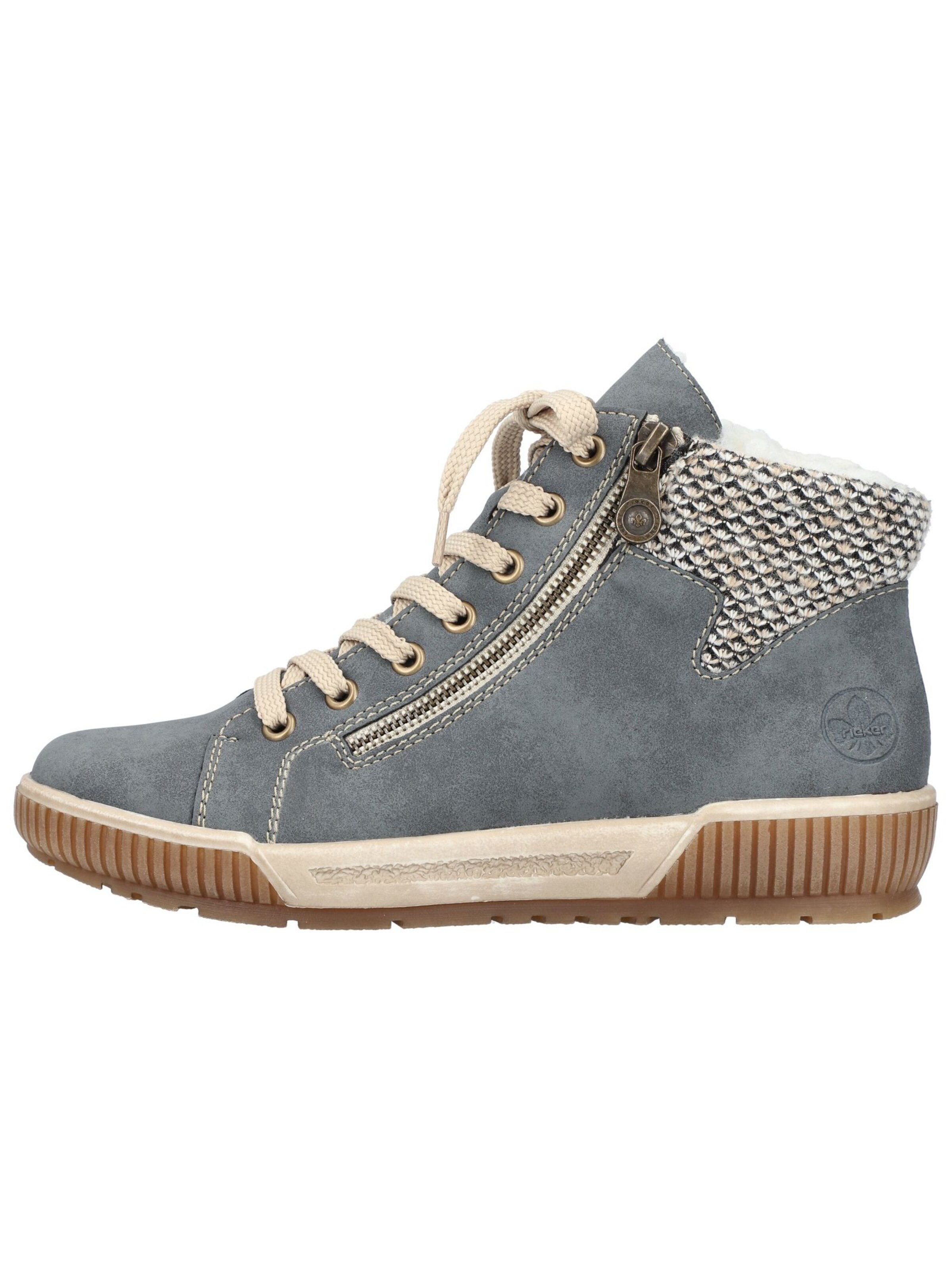 Rieker Fűzős rövid szárú csizmák - kék