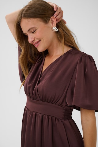 Kaffe Dress 'Gunhild' in Brown
