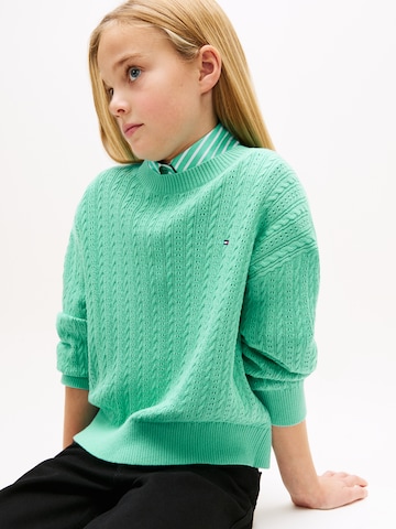 TOMMY HILFIGER Pulóver - zöld