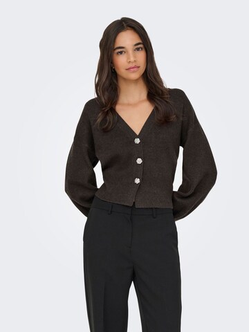 ONLY Knit Cardigan 'ONLIBI' in Brown: front