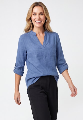 usha BLACK LABEL Tuniek in Blauw: voorkant