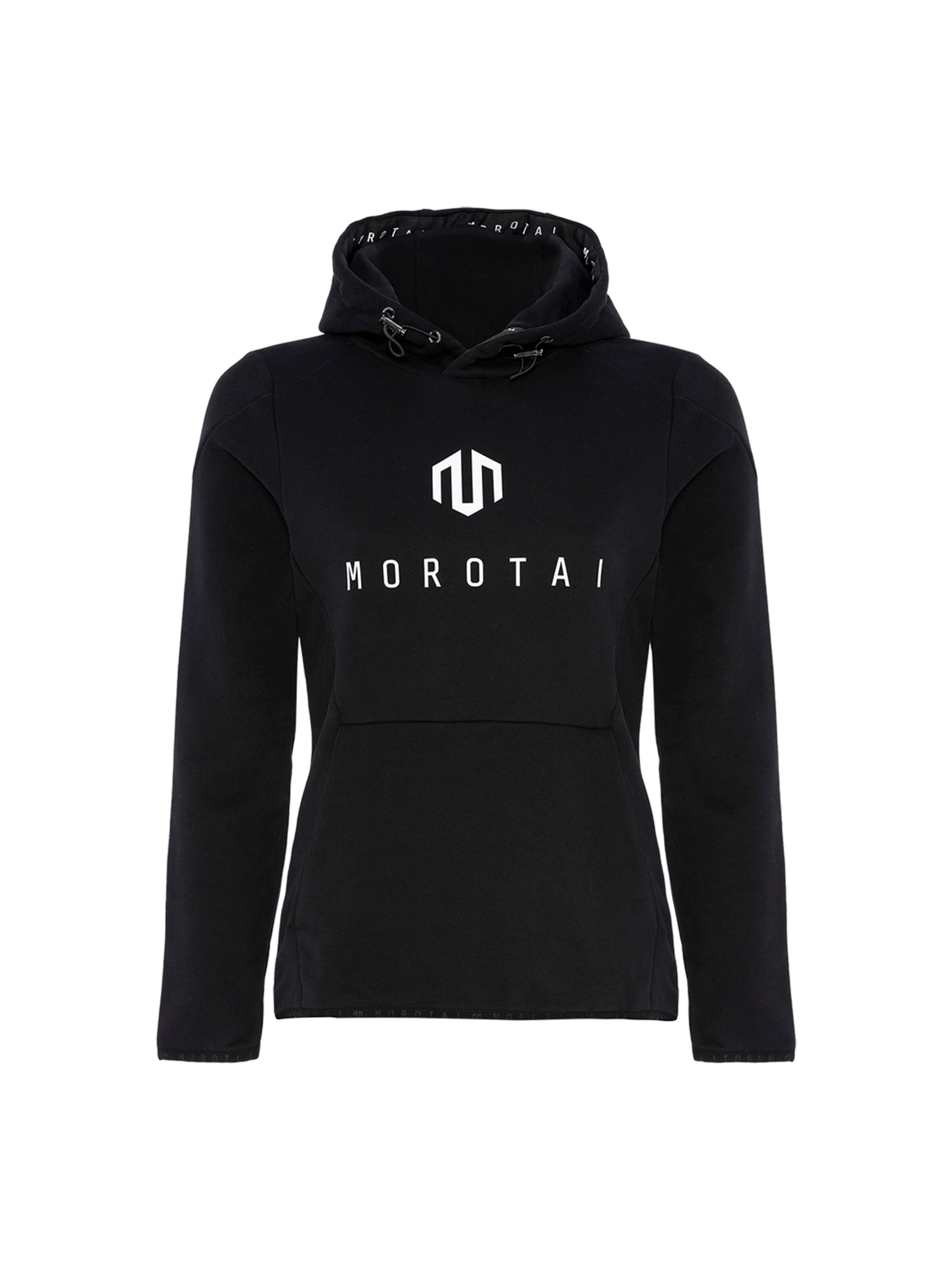 Felpa sportiva di MOROTAI in nero: frontale