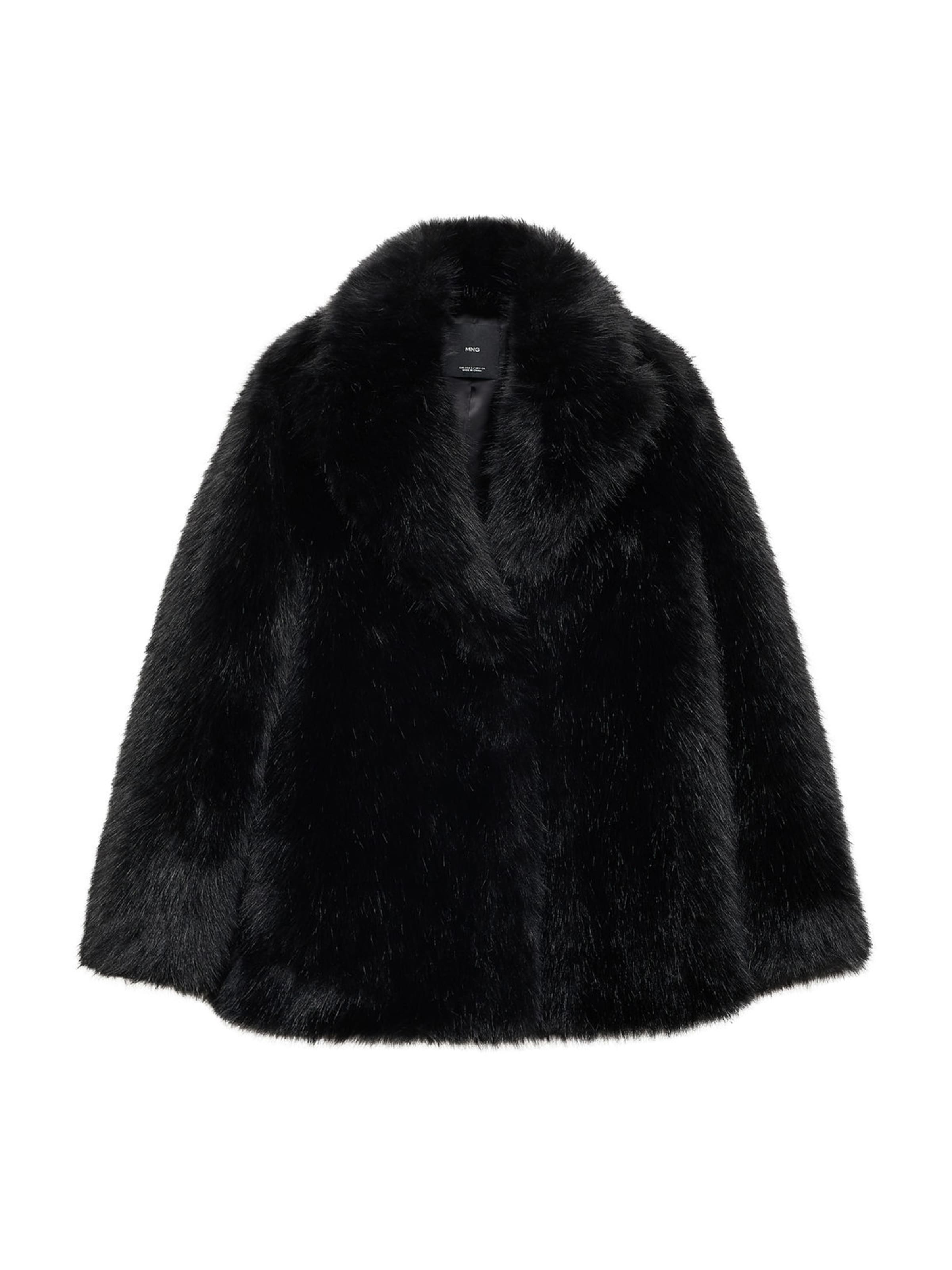 MANGO Winter Coat Chilly in Black ABOUT YOU
