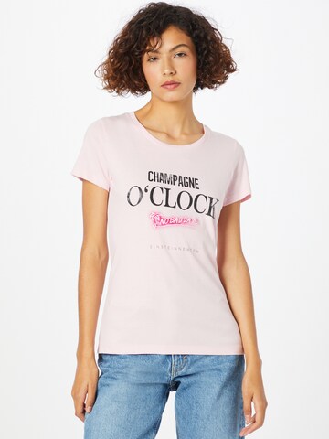 EINSTEIN & NEWTON - Camisa 'Champagne O´clock' em rosa: frente