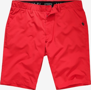 JAY-PI Workout Pants in Red: front