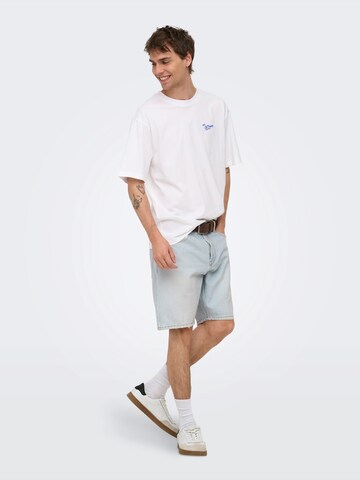 Only & Sons Regular Jeans 'ONSEDGE' i blå