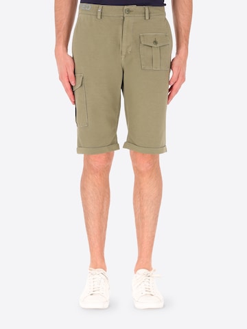 Distretto12 Regular Chino 'Marmi.' in Groen: voorkant