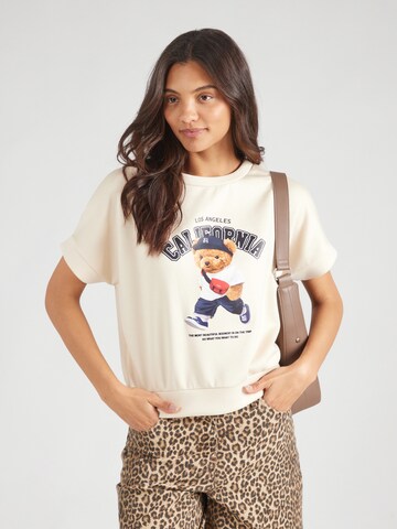 T-shirt 'Te44d' Hailys en blanc : devant