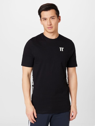 11 Degrees Shirt in Black: front