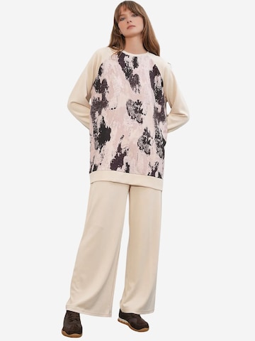 Completo pantalone di Bigdart in beige: frontale