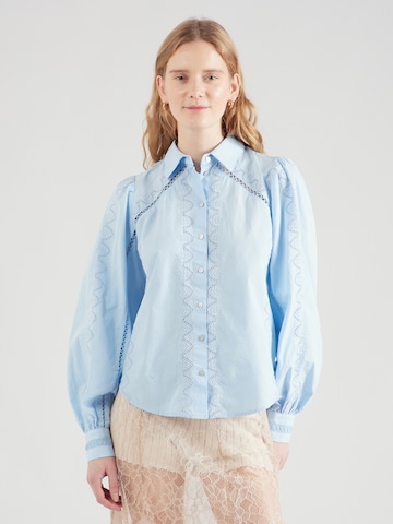 Y.A.S Blouse 'KENORA' in Blauw: voorkant