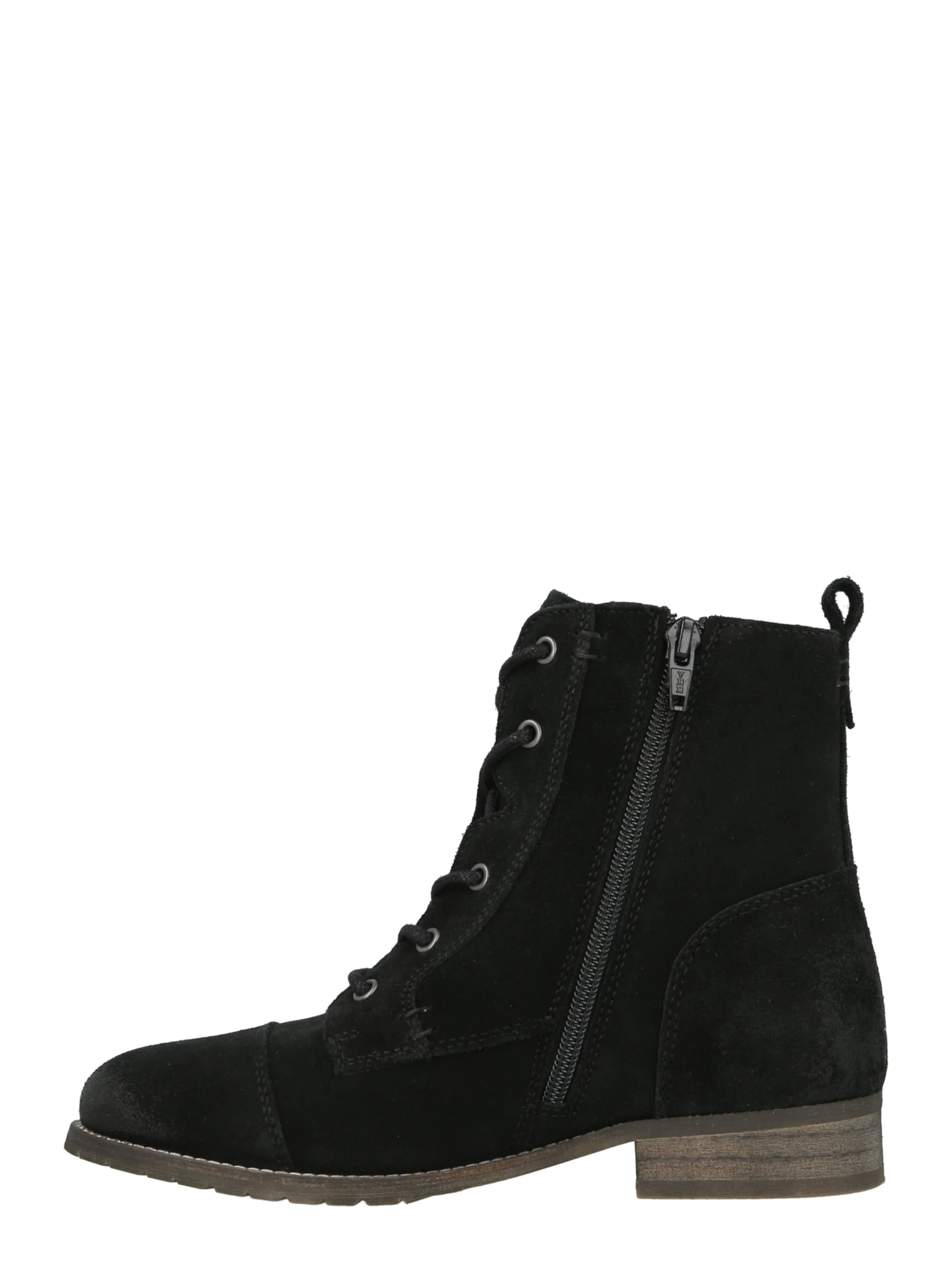ABOUT YOU Lace-up bootie 'Enie' in Black