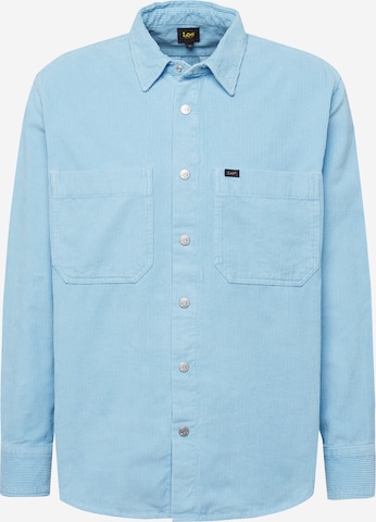 Lee Regular fit Button Up Shirt in Blue: front