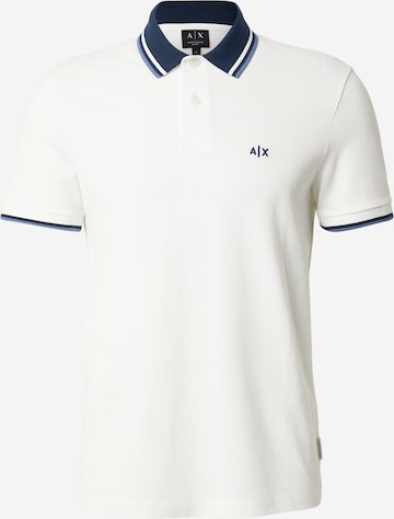 ARMANI EXCHANGE Poloshirt in Weiß: Vorderseite