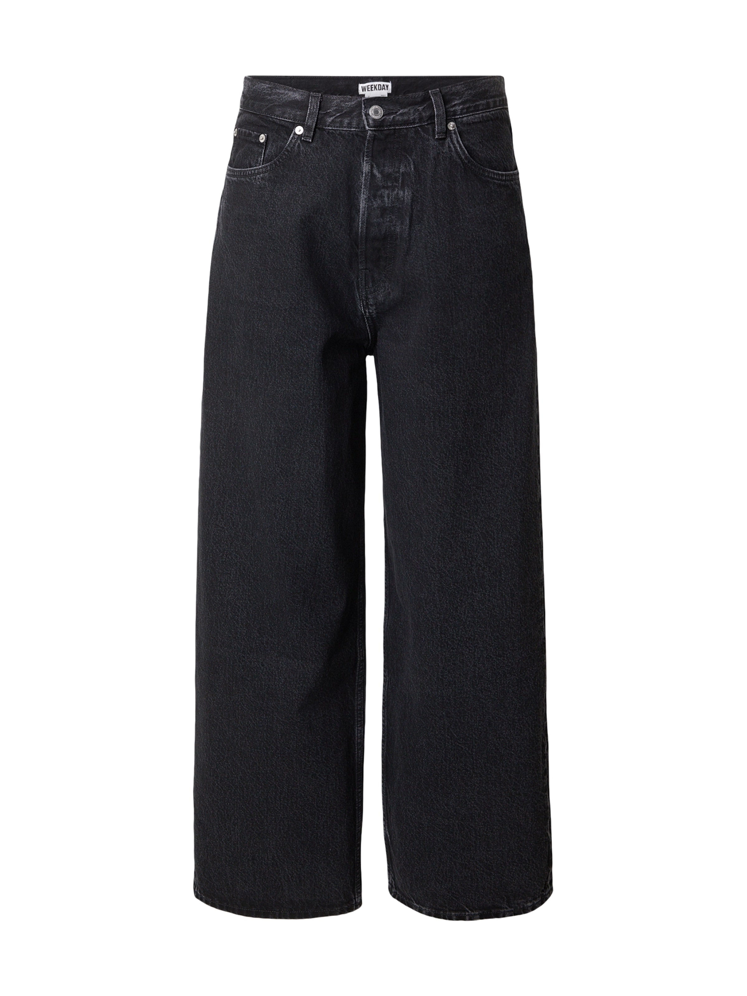 Baggy Jean 'Astro' WEEKDAY en noir : devant