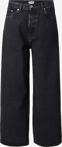 WEEKDAY Baggy Farkut 'Astro' värissä musta: etupuoli