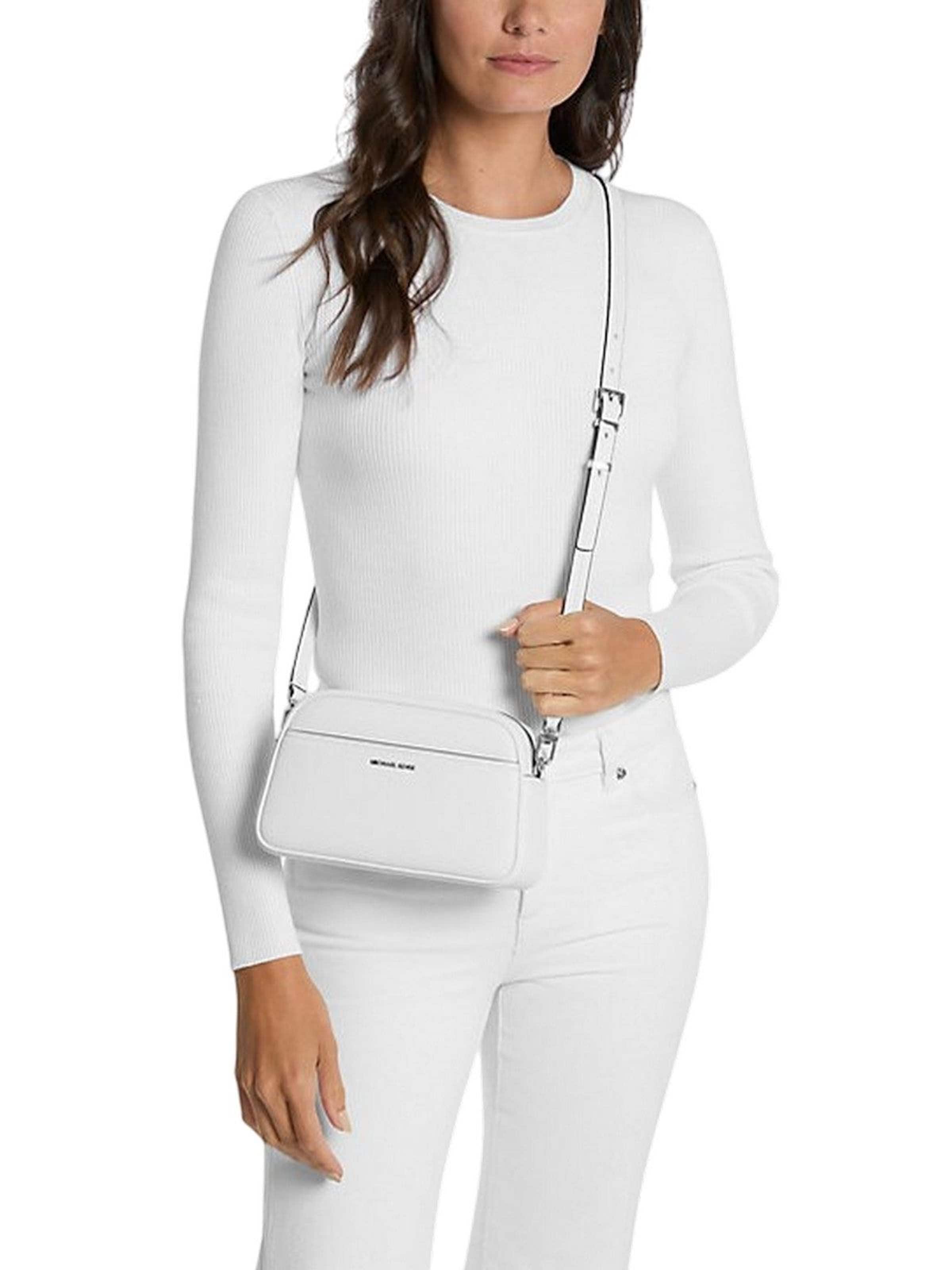 Borsa a tracolla di Michael Kors in bianco