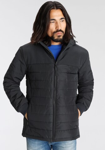 ALPENBLITZ Winter Jacket in Black: front