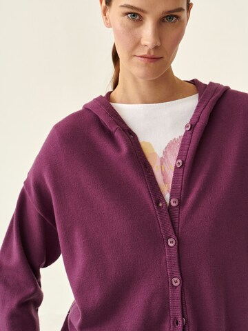 Cardigan 'Hadi' TATUUM en violet