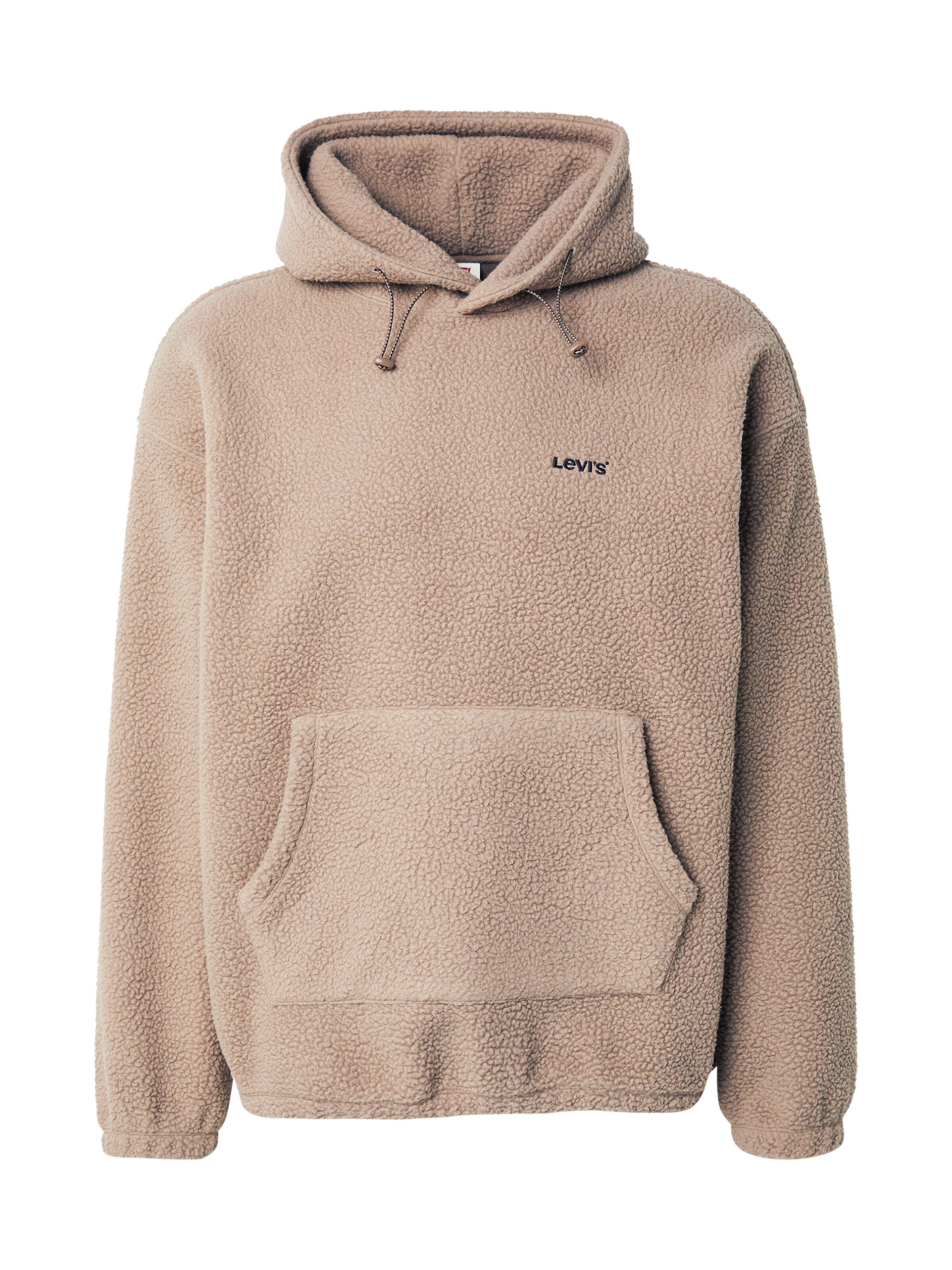 LEVI'S ® Majica 'Cozy Up Hoodie' | bež barva: sprednja stran