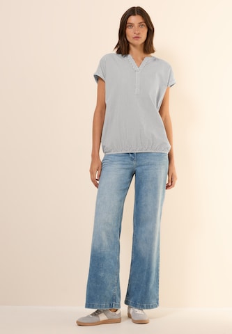 CECIL Blouse 'Seersucker' in Grey