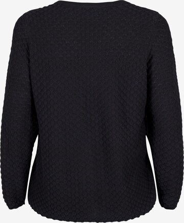 Zizzi Pullover 'ELSA' in Schwarz