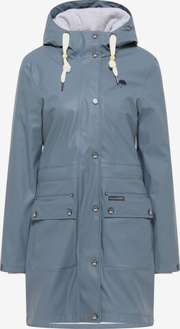 Manteau fonctionnel Schmuddelwedda en bleu : devant