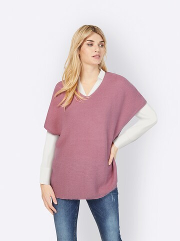 Pull-over heine en rose : devant