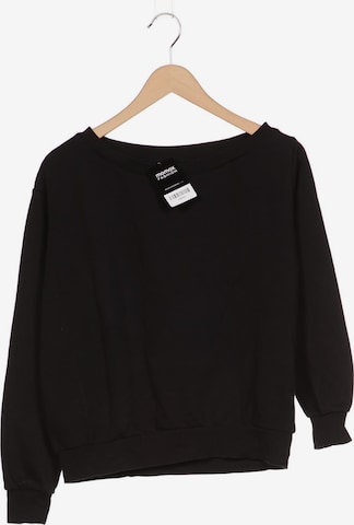 even&odd Sweatshirt & Zip-Up Hoodie in M in Black: front