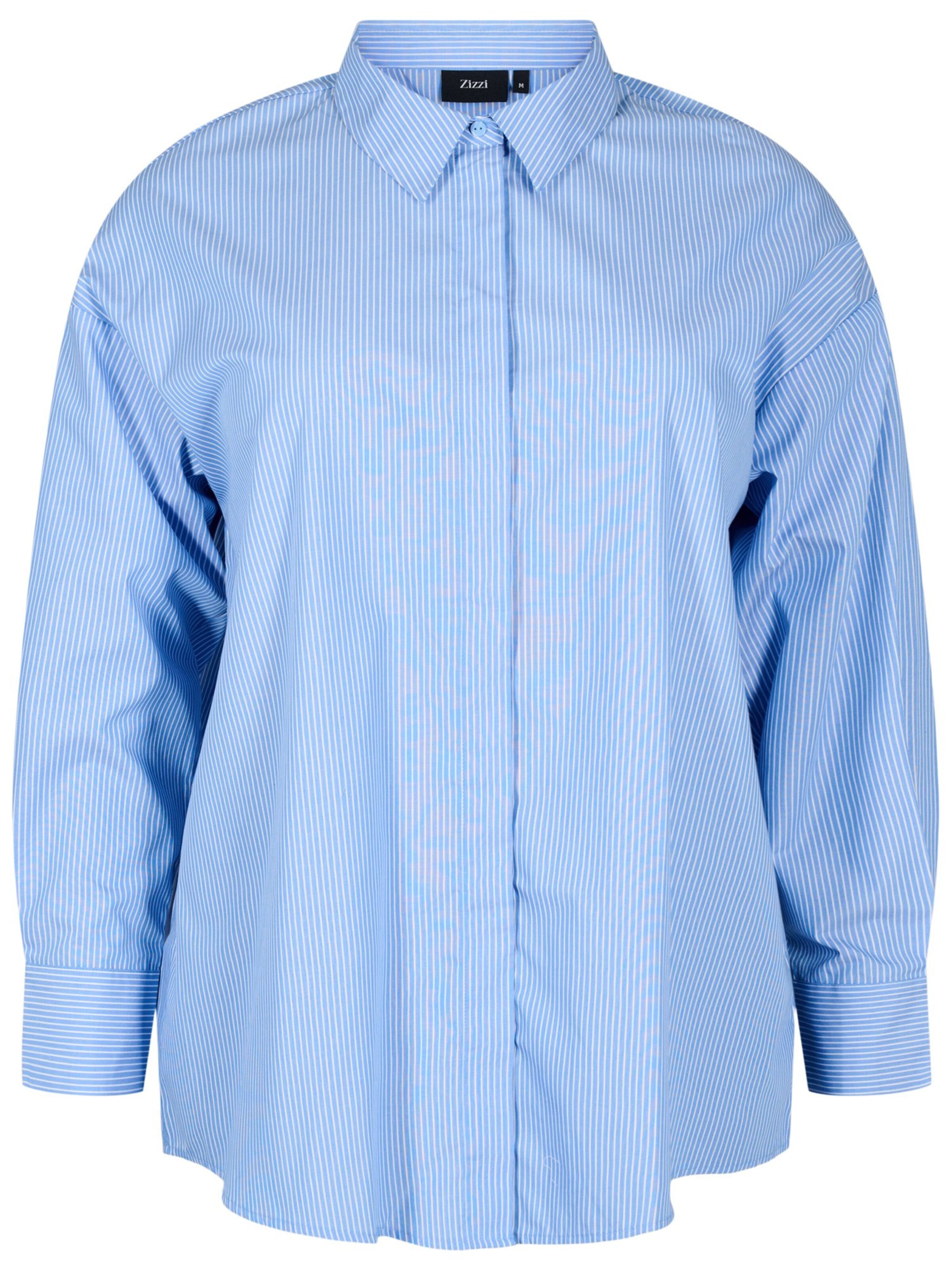 Zizzi Blúz - kék: elől