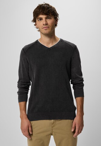 Street One MEN Pullover in Schwarz: Vorderseite