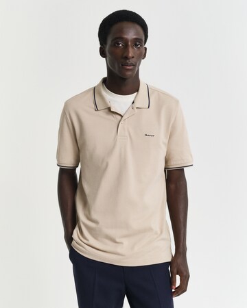 GANT Shirt in Beige: voorkant