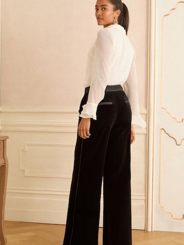 Wide Leg Pantalon love & roses en noir